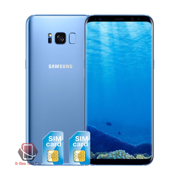 Samsung Galaxy S8 Plus 2 SIm màu xanh dương