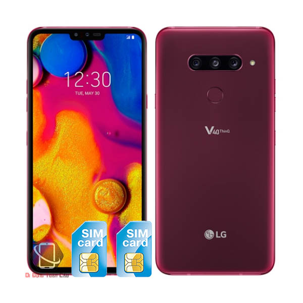 LG V40 ThinQ 2 SIM màu đỏ